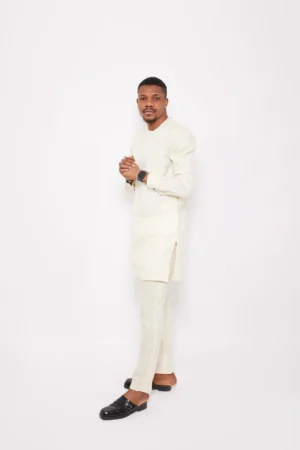 Cream Linen Kaftan