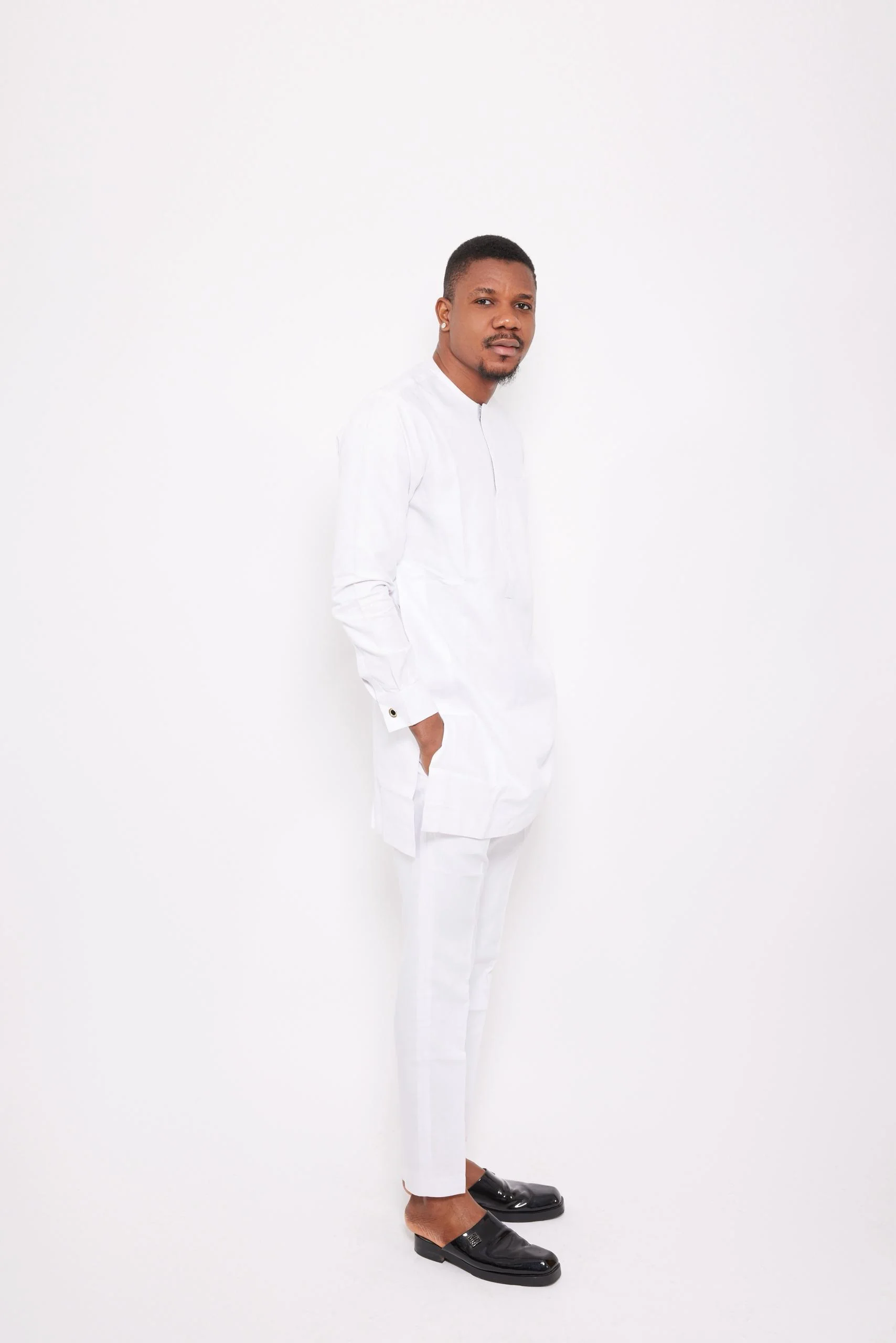 White Linen Kaftan